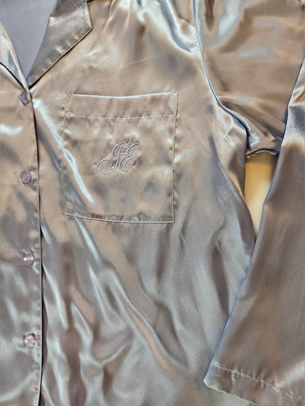 NWT Intimate Essentials Womens Blue Button Up Long Sleeve Sleepshirt Size L - Picture 3 of 13